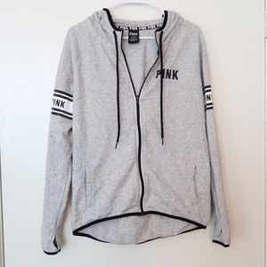 Pink zip up hoodie